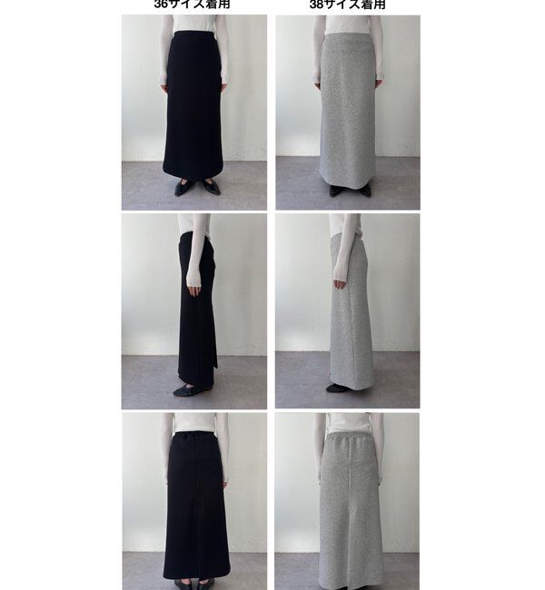  「【26SS予約】ポンチタイトスカート」|スカート|