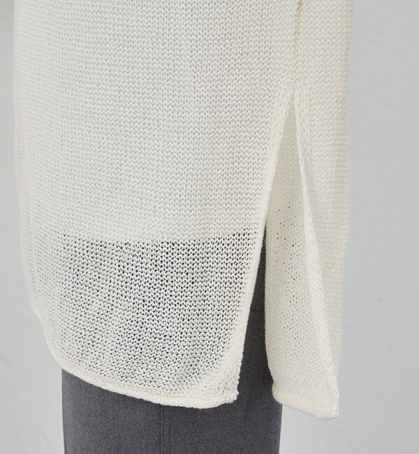  「【26SS予約】リネンオーバーニット」|ニット・セーター|