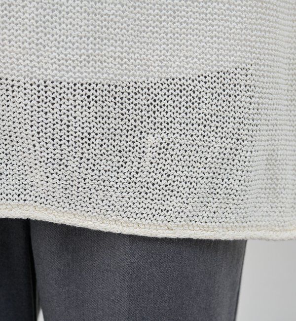  「【26SS予約】リネンオーバーニット」|ニット・セーター|