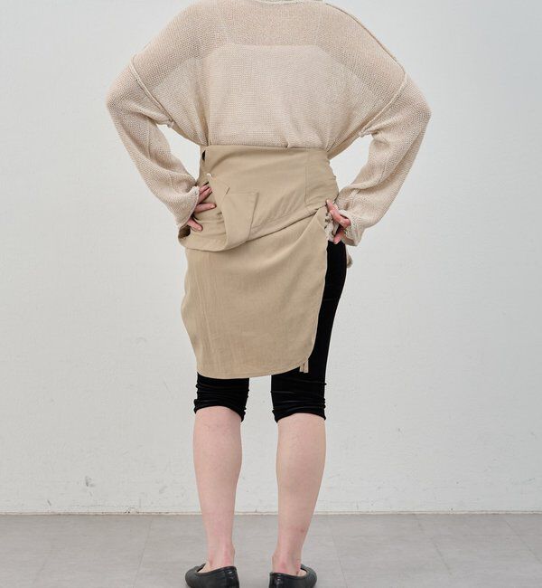  「【26SS予約】リネンオーバーニット」|ニット・セーター|