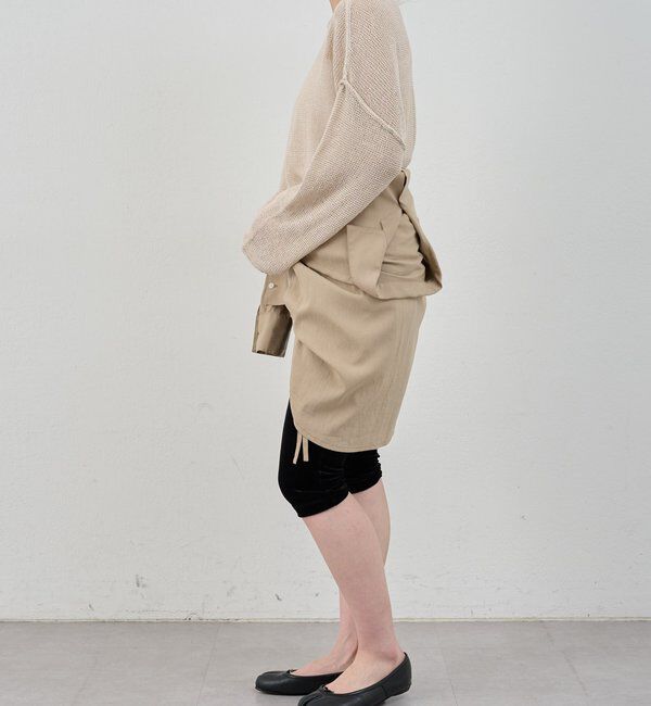 「【26SS予約】リネンオーバーニット」|ニット・セーター|