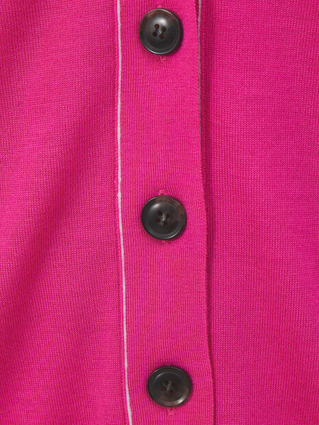 qualite「《アンサンブル対応》ウールハイゲージニットカーデ」|カーディガン|