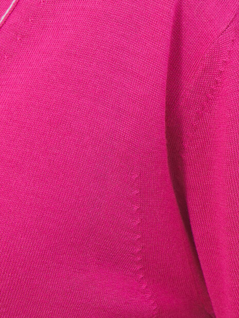 qualite「《アンサンブル対応》ウールハイゲージニットカーデ」|カーディガン|