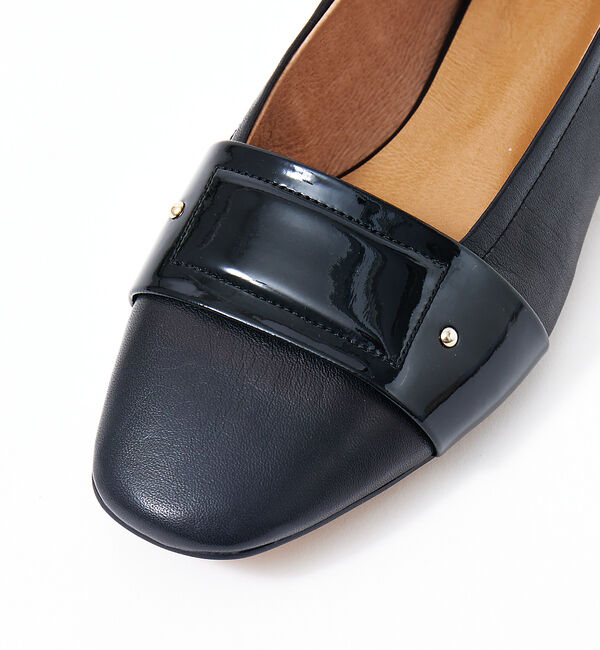 AU BANNISTER「ソフトレザー フラットパンプス」|パンプス|