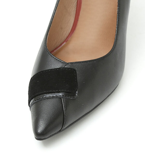 AU BANNISTER「ポインテッドパッチワーク8cmヒールパンプス」|パンプス|