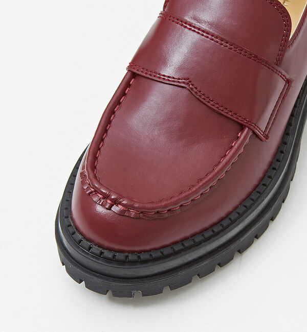 AU BANNISTER「【晴雨兼用】厚底ローファー」|ローファー|