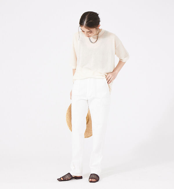 AU BANNISTER「エコレザーメッシュフラットサンダル」|サンダル|