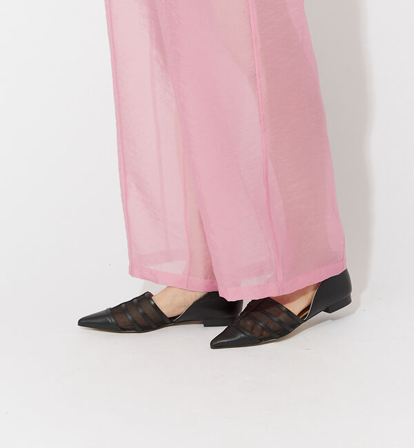 AU BANNISTER「メッシュポインテッドフラットパンプス」|パンプス|