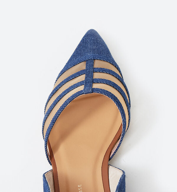 AU BANNISTER「メッシュポインテッドフラットパンプス」|パンプス|