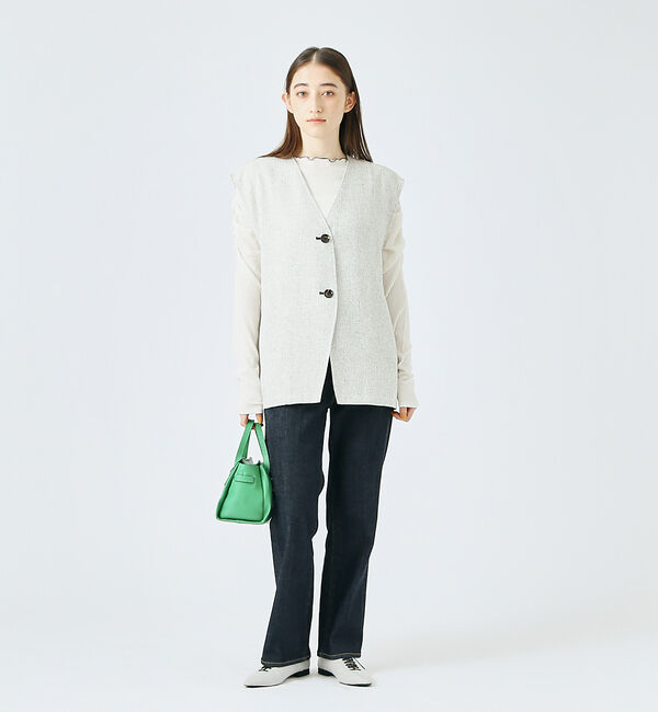 AU BANNISTER「ポインテッドトゥレースアップバブーシュ」|その他|