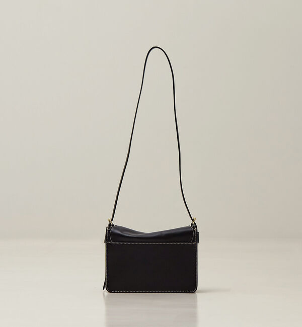 LOWELL things「【LEE掲載】Trench/レザーフラップショルダーBAG」|ショルダー・メッセンジャー|