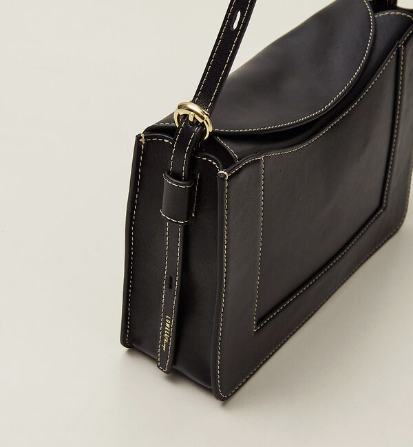 LOWELL things「【LEE掲載】Trench/レザーフラップショルダーBAG」|ショルダー・メッセンジャー|