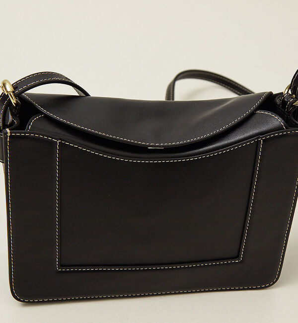 LOWELL things「【LEE掲載】Trench/レザーフラップショルダーBAG」|ショルダー・メッセンジャー|