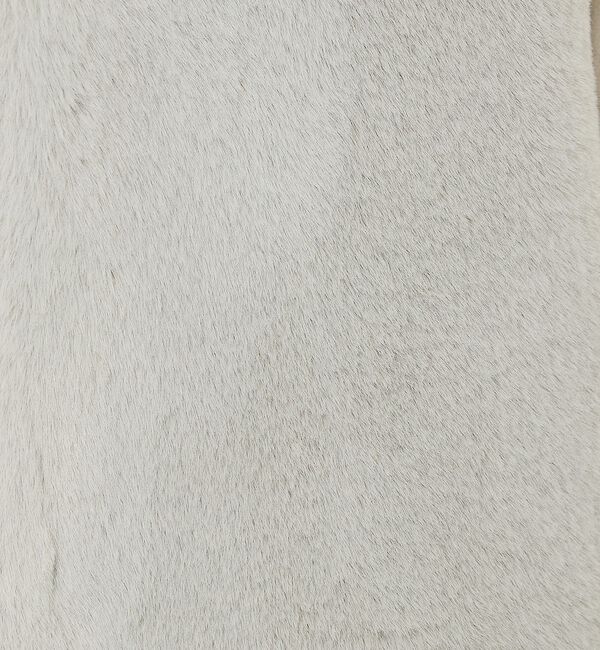 abahouse mavie「フェイクファーベスト」|ベスト・ジレ|