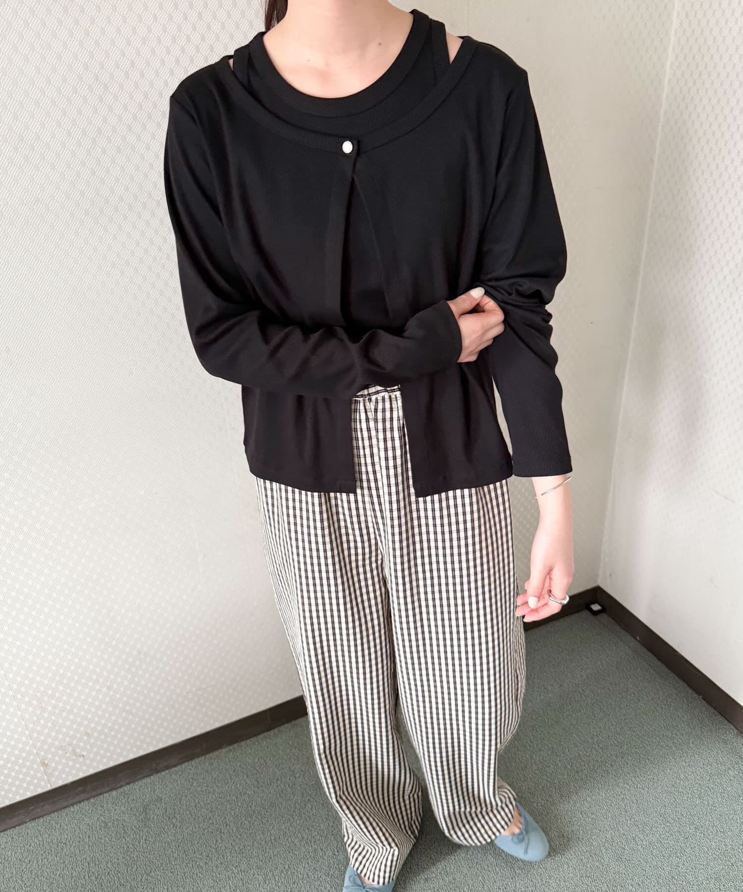 URBAN RESEARCH DOORS「アメスリタンクトップセットカーディガン」|カーディガン|