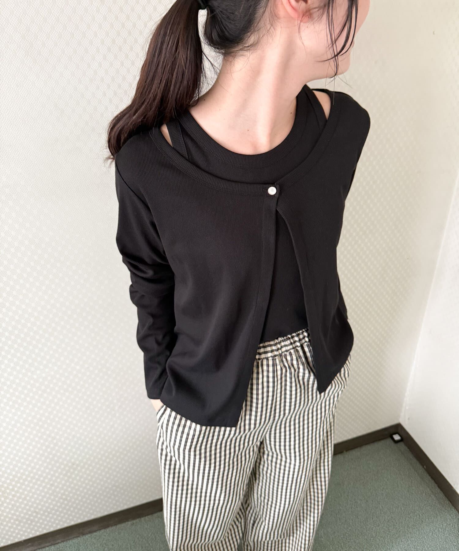 URBAN RESEARCH DOORS「アメスリタンクトップセットカーディガン」|カーディガン|