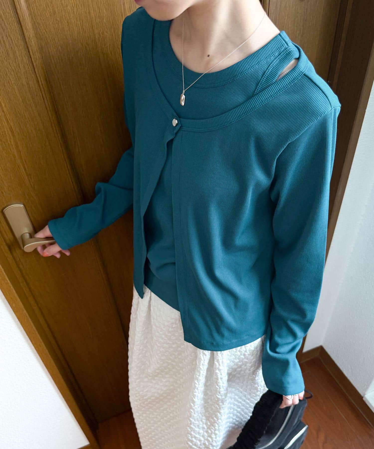 URBAN RESEARCH DOORS「アメスリタンクトップセットカーディガン」|カーディガン|