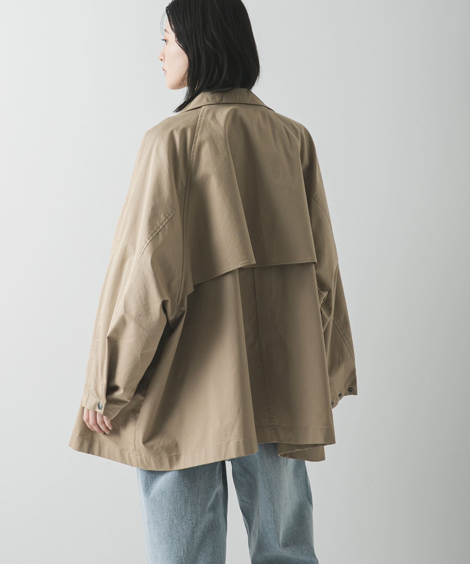 URBAN RESEARCH「スタンドカラーミドル丈トレンチコート」|トレンチコート|