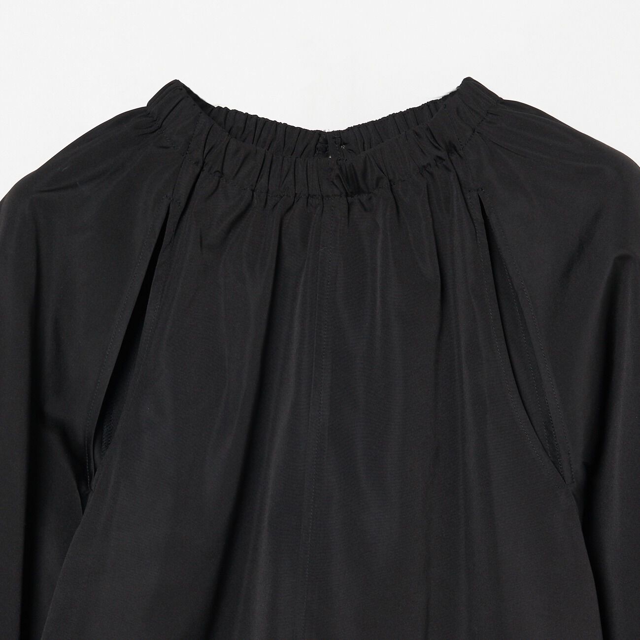 HELIOPOLE「HELIOPOLE CHANBRAY TAFFETA GATHER BLOUSE」|シャツ・ブラウス|