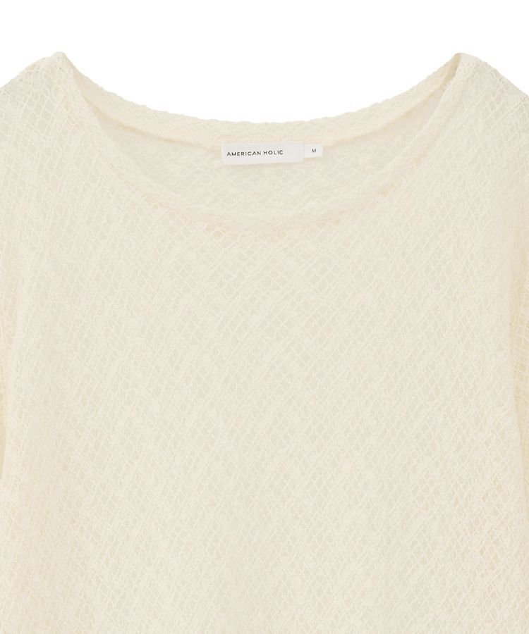 AMERICAN HOLIC「レース長袖プルオーバー」|Tシャツ・カットソー|