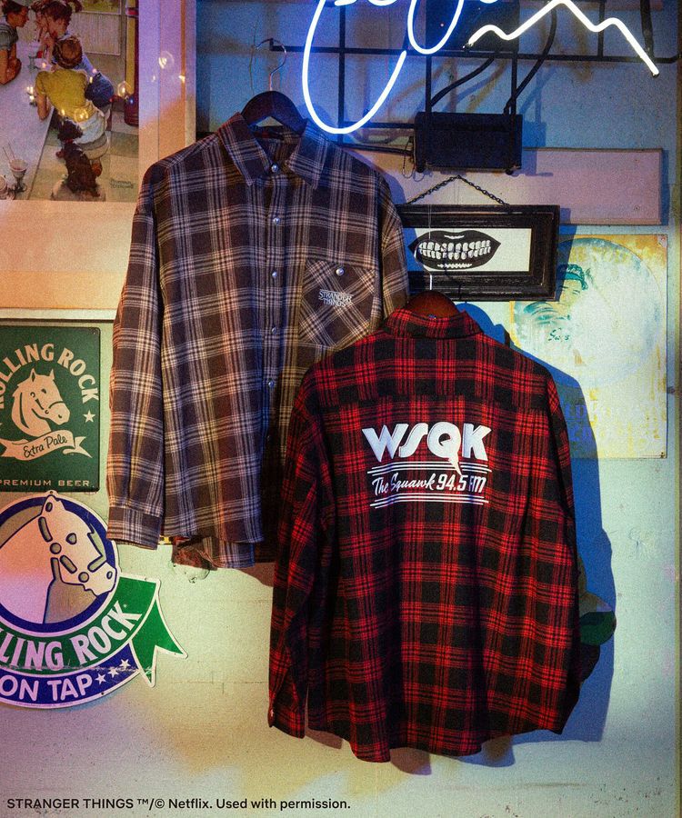 Green Parks「■STRANGER THINGS&times;MINNETONKA チェックシャツ」|シャツ・ブラウス|