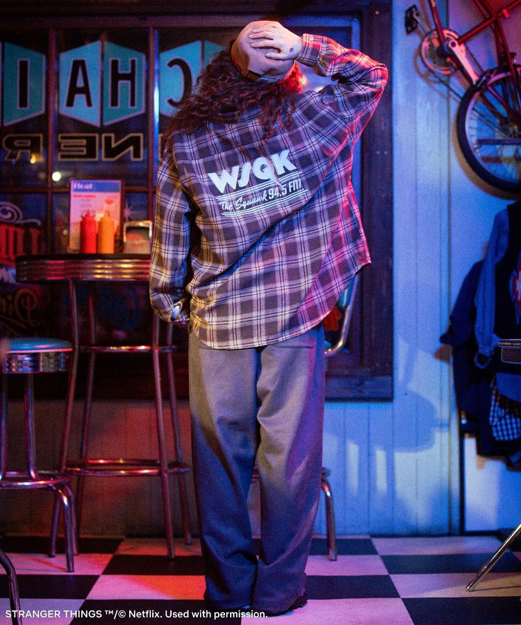 Green Parks「■STRANGER THINGS&times;MINNETONKA チェックシャツ」|シャツ・ブラウス|