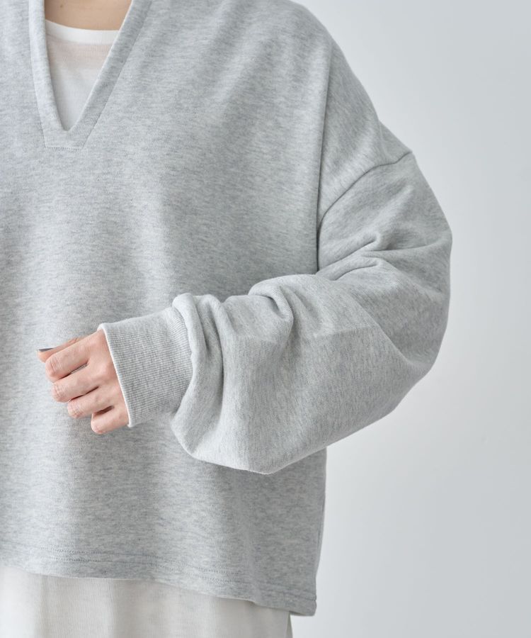 Green Parks「SET2点 深Vネック裏毛+プルオーバー」|Tシャツ・カットソー|