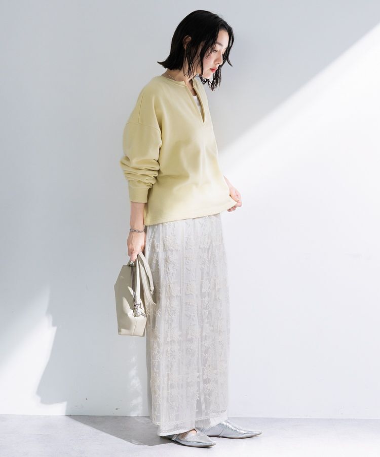 Green Parks「SET2点 深Vネック裏毛+プルオーバー」|Tシャツ・カットソー|