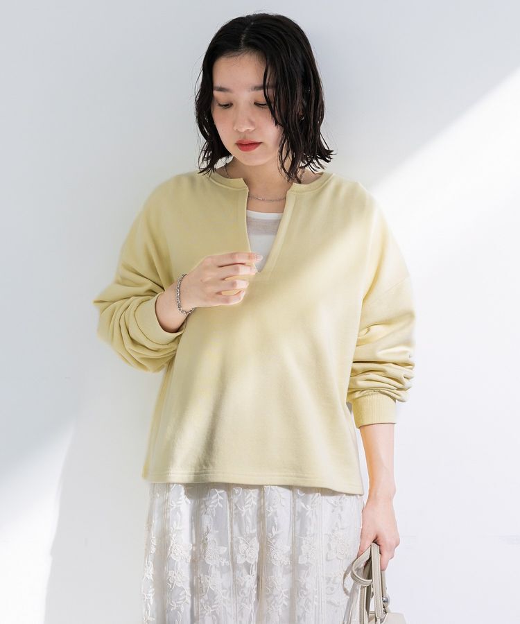 Green Parks「SET2点 深Vネック裏毛+プルオーバー」|Tシャツ・カットソー|