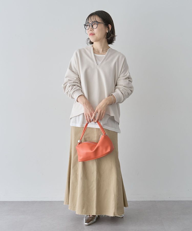 Green Parks「SET2点 深Vネック裏毛+プルオーバー」|Tシャツ・カットソー|