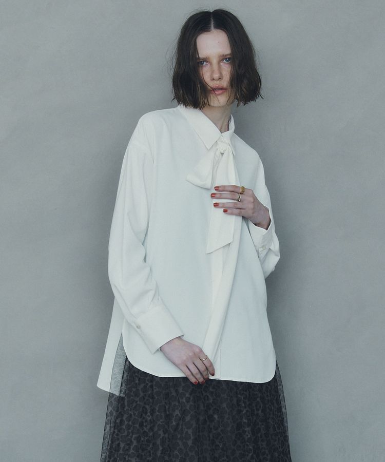 YECCA VECCA「2wayボウタイシャツ」|シャツ・ブラウス|