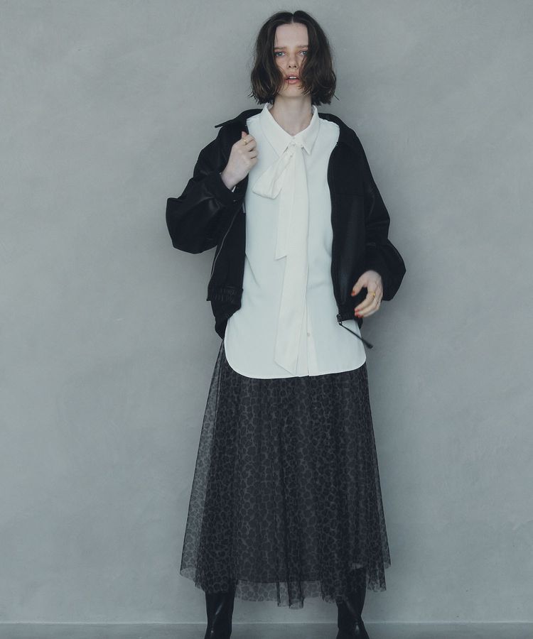 YECCA VECCA「2wayボウタイシャツ」|シャツ・ブラウス|