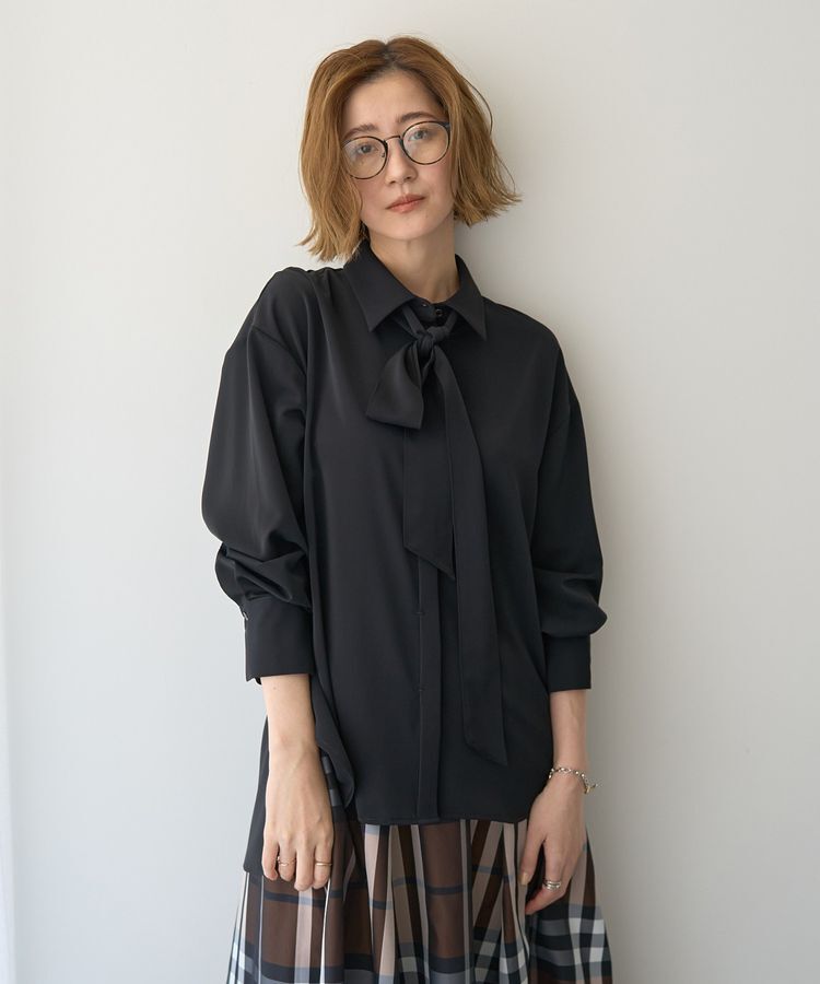 YECCA VECCA「2wayボウタイシャツ」|シャツ・ブラウス|
