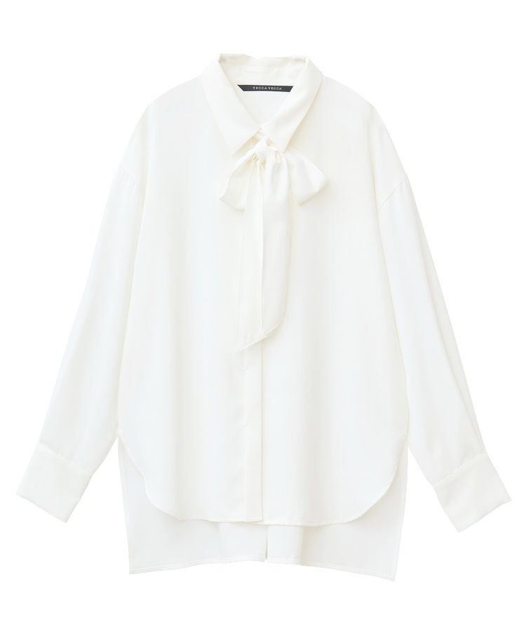 YECCA VECCA「2wayボウタイシャツ」|シャツ・ブラウス|