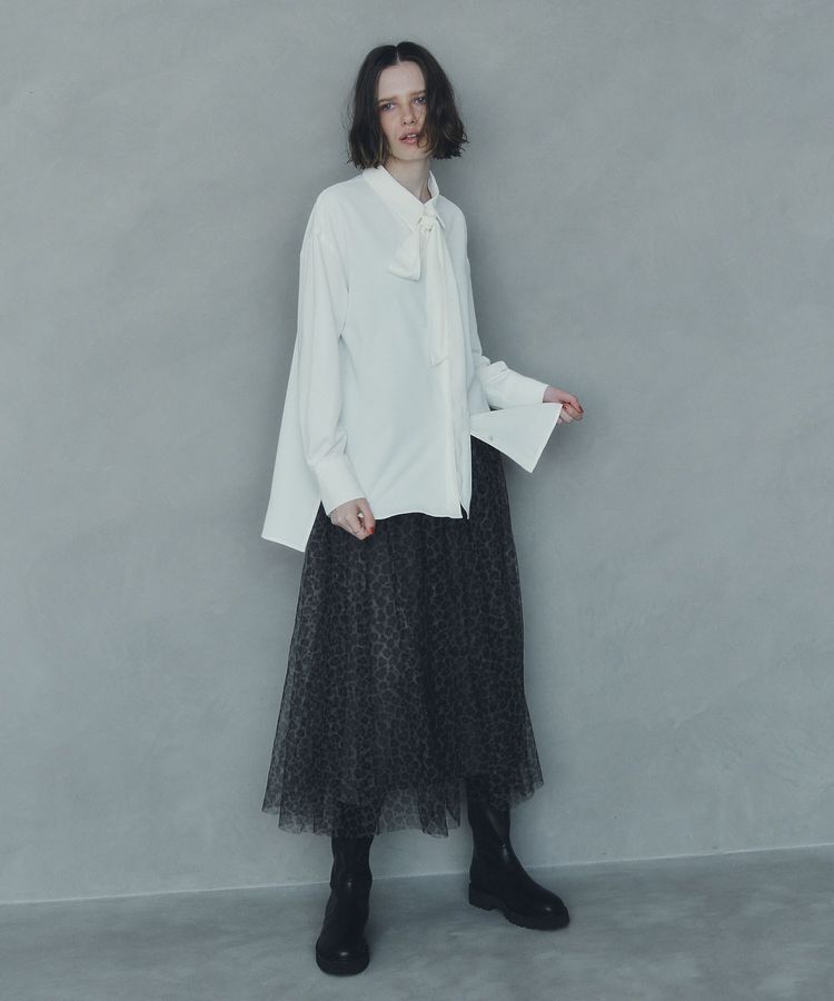 YECCA VECCA「2wayボウタイシャツ」|シャツ・ブラウス|