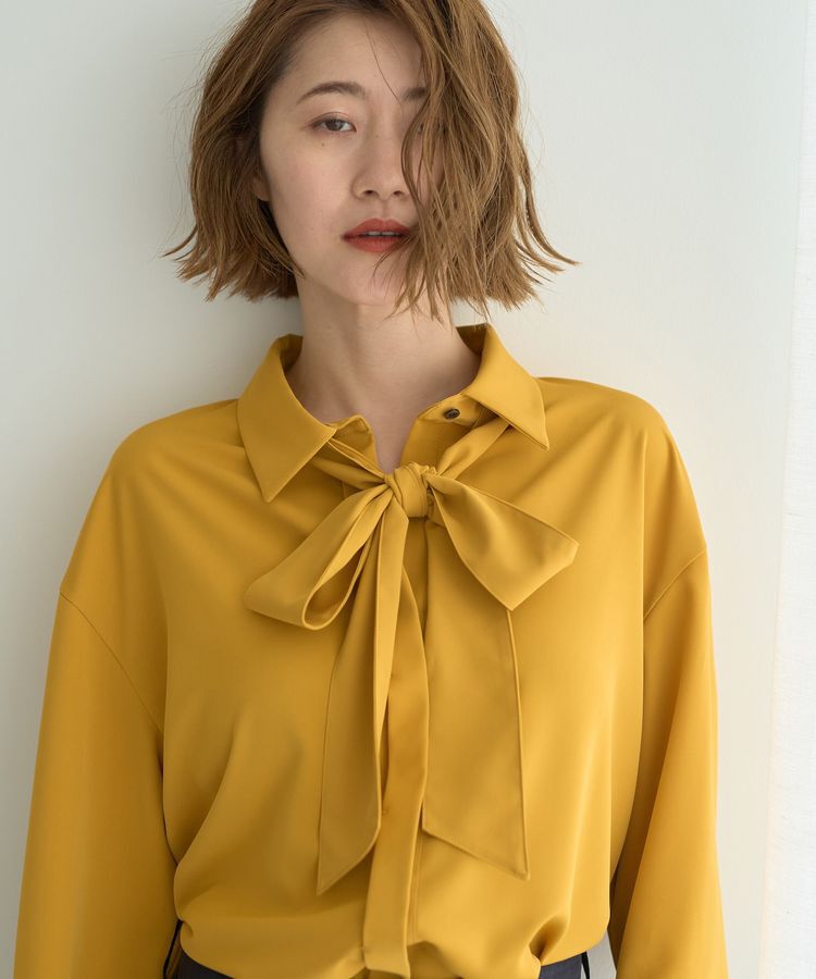 YECCA VECCA「2wayボウタイシャツ」|シャツ・ブラウス|