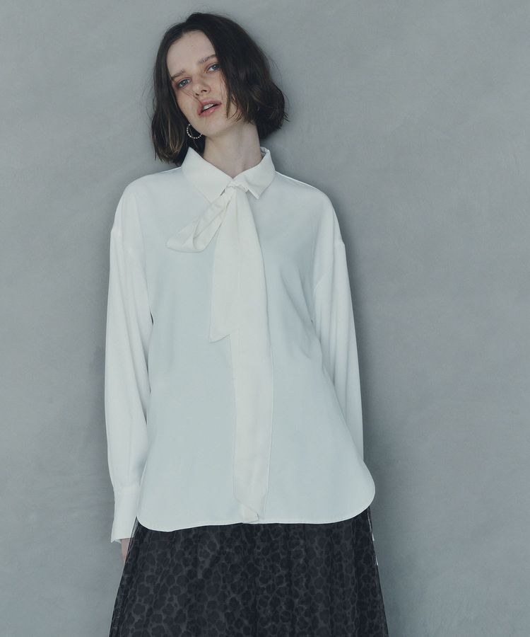 YECCA VECCA「2wayボウタイシャツ」|シャツ・ブラウス|