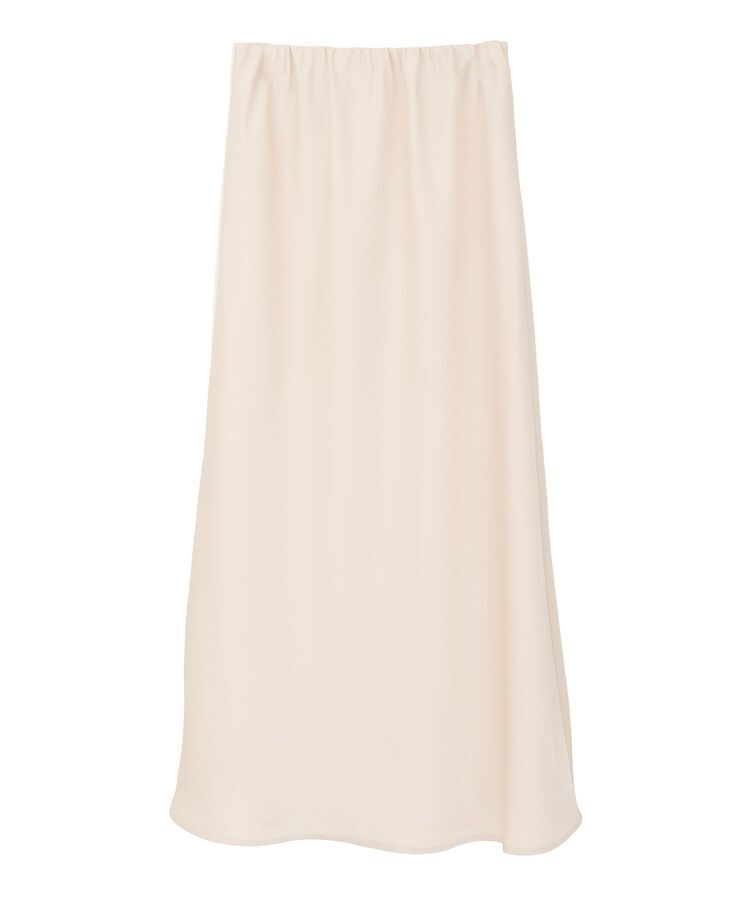 YECCA VECCA「サテンフレアスカート」|フレア|