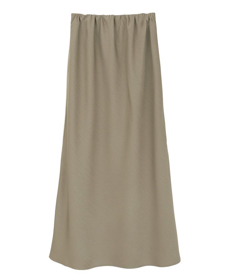 YECCA VECCA「サテンフレアスカート」|フレア|