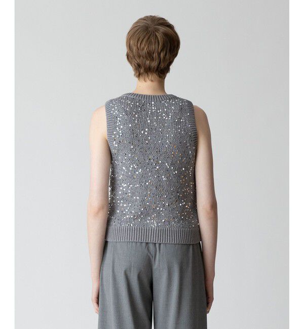 allureville「スパンコールニットジレ」|その他|