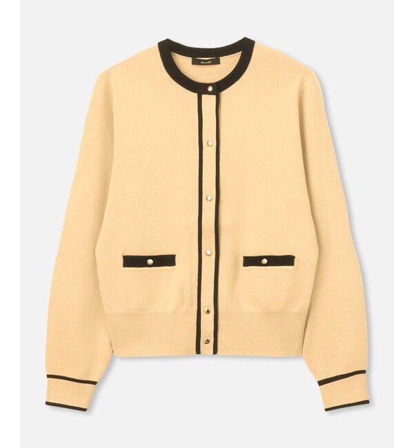 allureville「◇ ハイショクポケットクルーカーディガン」|カーディガン|ベージュ系