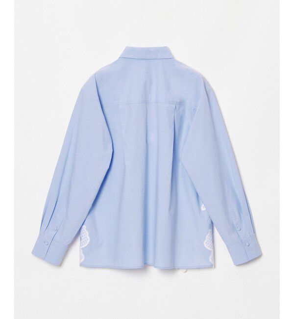 allureville「サイドエンブロイダリーシャツブラウス」|シャツ・ブラウス|