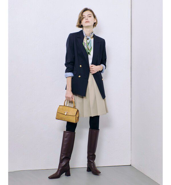 allureville「ウールギャバジンテーラードジャケット」|テーラードジャケット|