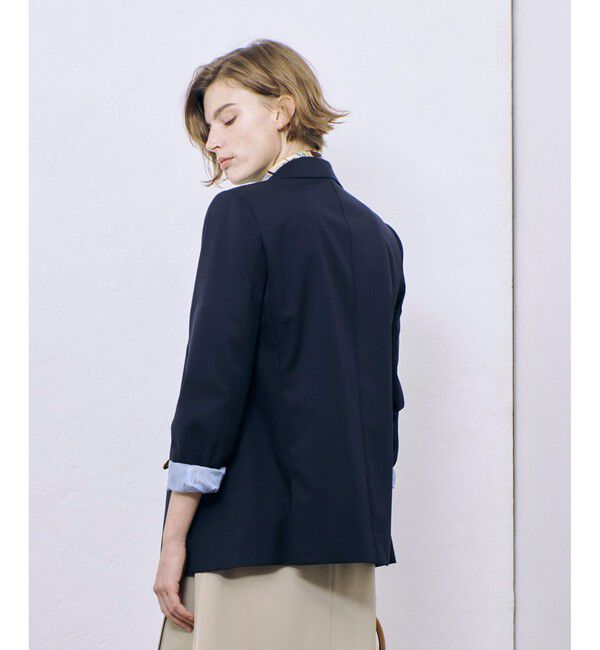 allureville「ウールギャバジンテーラードジャケット」|テーラードジャケット|