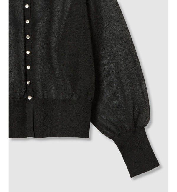 allureville「◇ シアーラミー混カーディガン」|カーディガン|