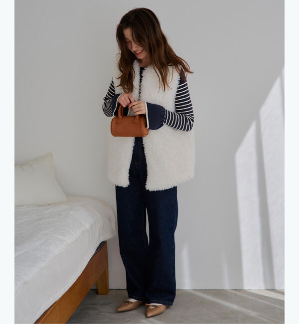 titivate「ボートネックベルスリーブニット」|ニット・セーター|