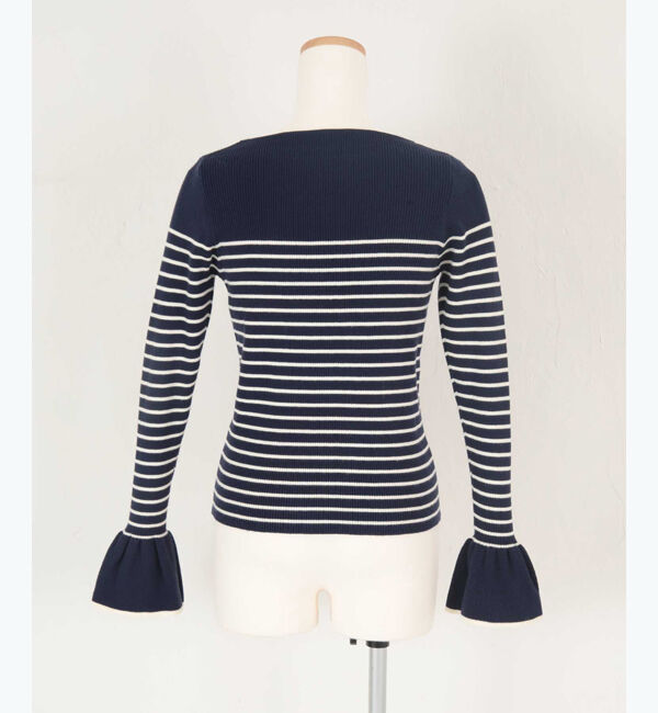 titivate「ボートネックベルスリーブニット」|ニット・セーター|