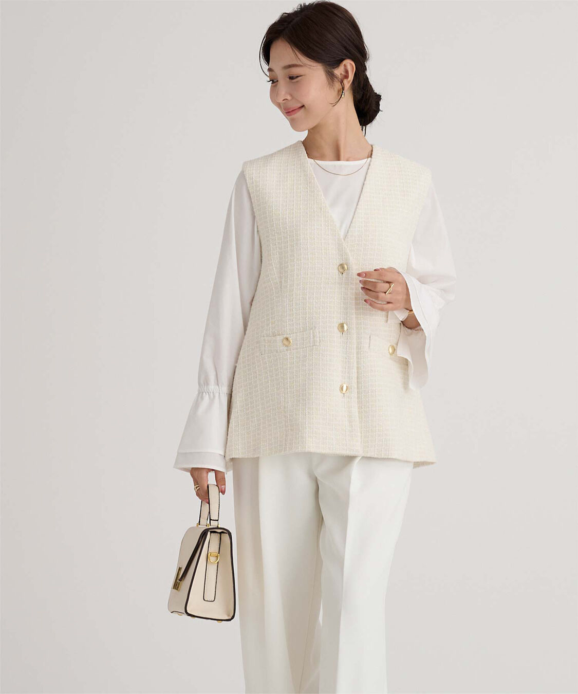 ur's「ツイードジレベスト」|ベスト・ジレ|