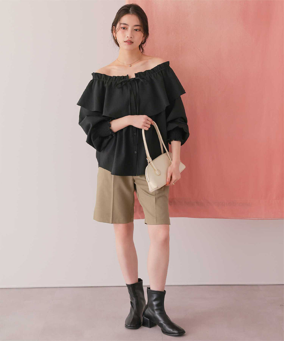 titivate「ふんわりシルエットマルチウェイブラウス」|シャツ・ブラウス|