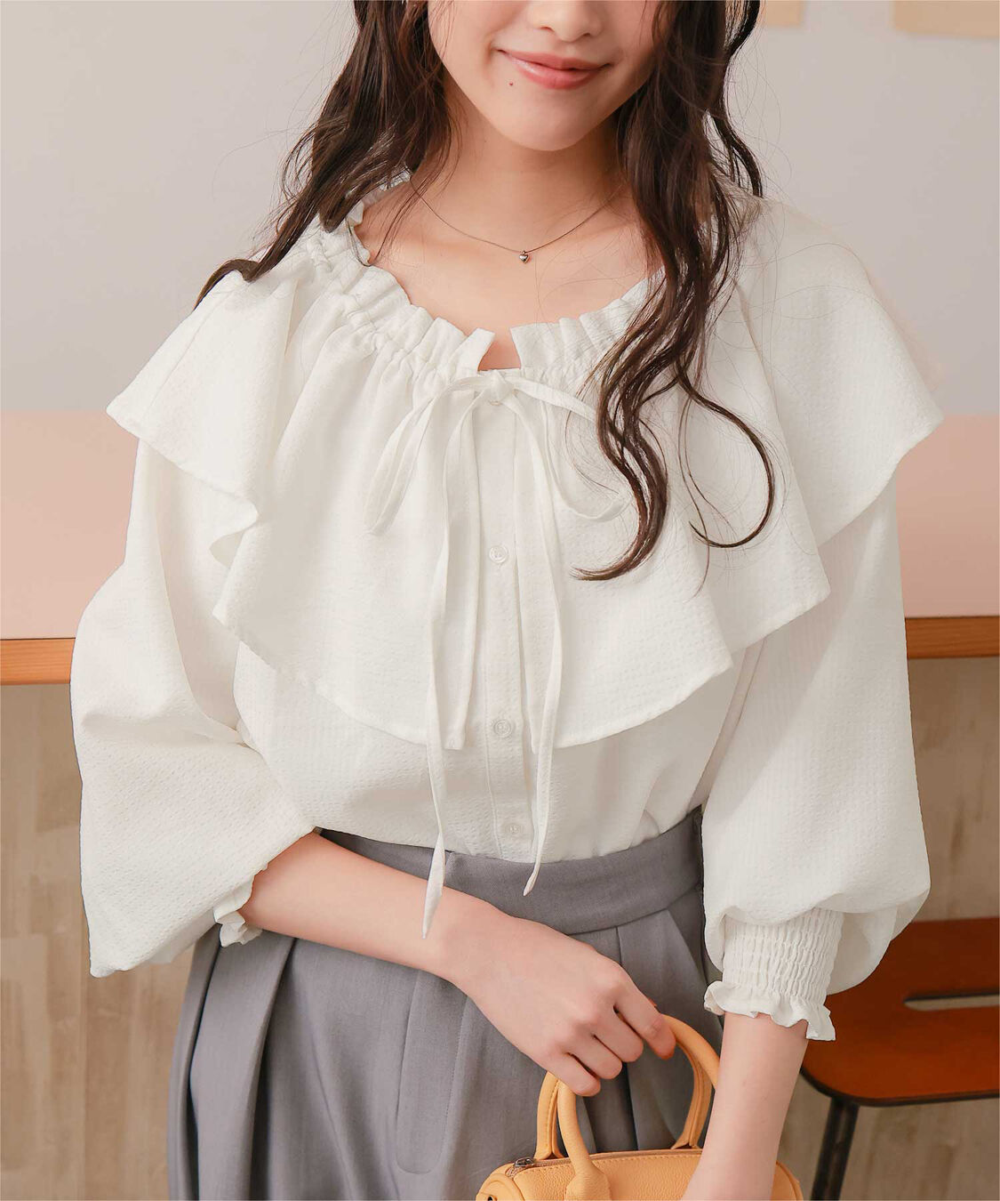 titivate「ふんわりシルエットマルチウェイブラウス」|シャツ・ブラウス|